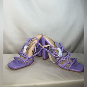 KAYLEEN By Los Angeles Lavender Strappy Sandals